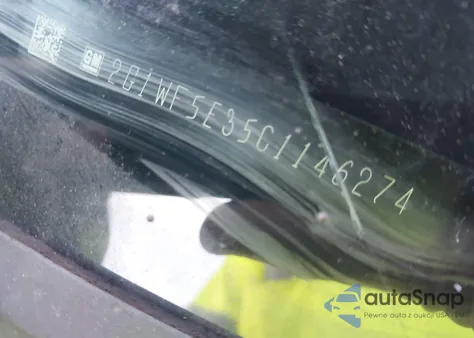 2012 Chevrolet Impala Ls z USA, uszkodzony, nr VIN 2G1WF5E35C1146274